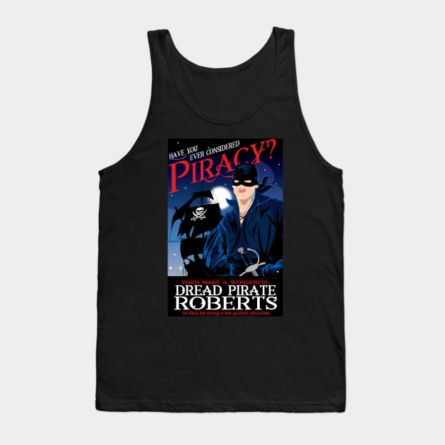 Have You Ever Considered Piracy? Tank Top by CuddleswithCatsArt